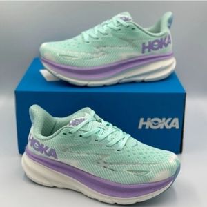 "HOKA Women's Clifton 9 Running Shoes Sunlit Color Walking Sneaker For women New